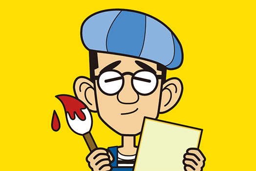 にがおえ屋ふくの出張似顔絵